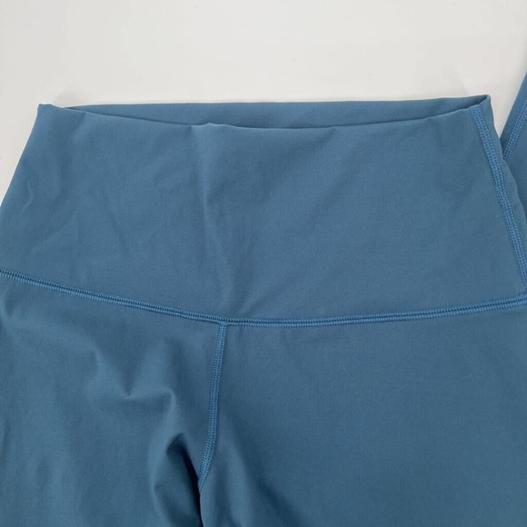 Everlane Womens Perform Leggings Pants Blue High Rise Lightweight Compression S - Picture 2 of 6